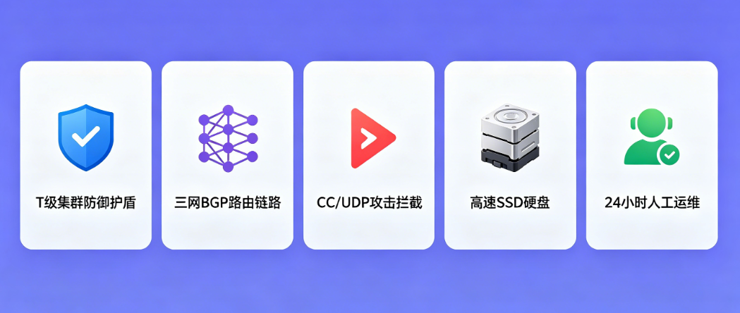 十堰BGP高防服务器租用核心优势