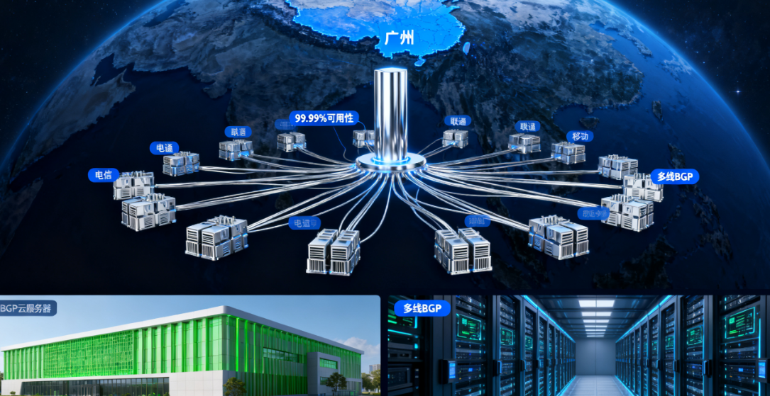 广州云服务器租用采用BGP多线接入